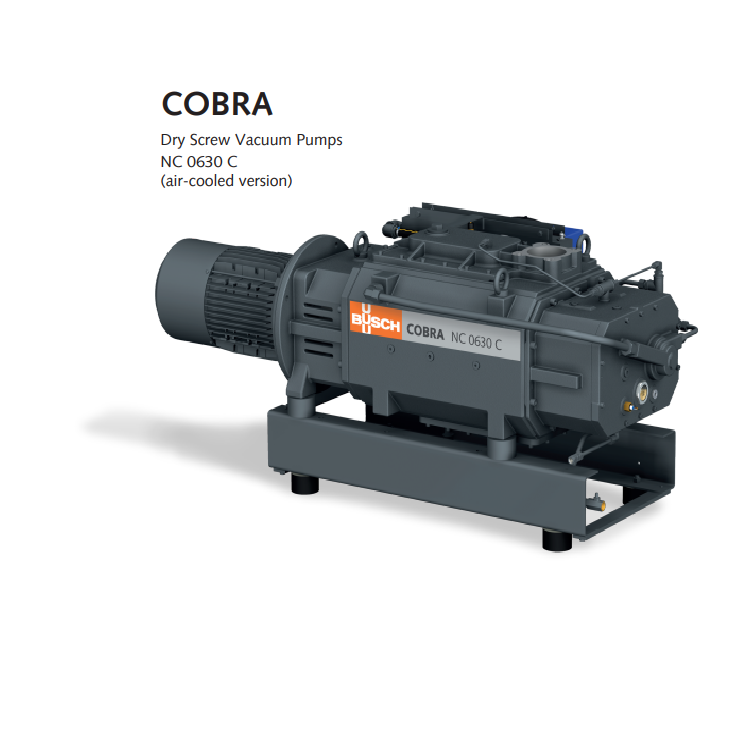 COBRA NC 0630–2000 B/C VR Dry screw vacuum pumps