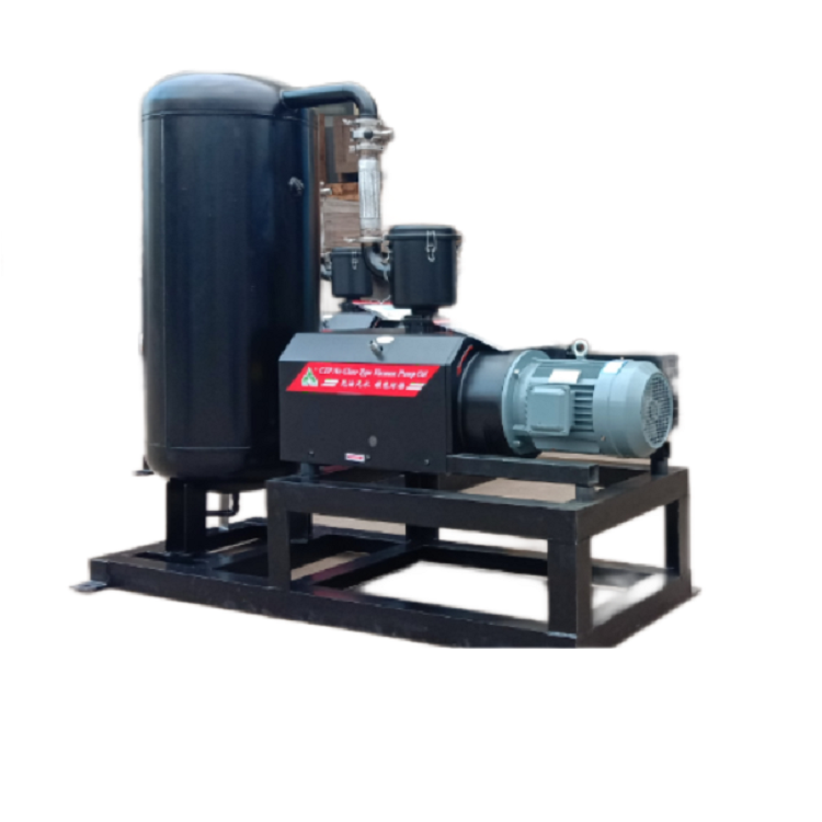 Dry claw vacuum pump system for chemical and pharmaceutical Roots claw pump unit