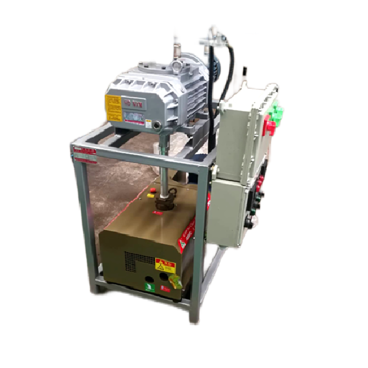 Dry claw vacuum pump system for chemical and pharmaceutical Roots claw pump unit