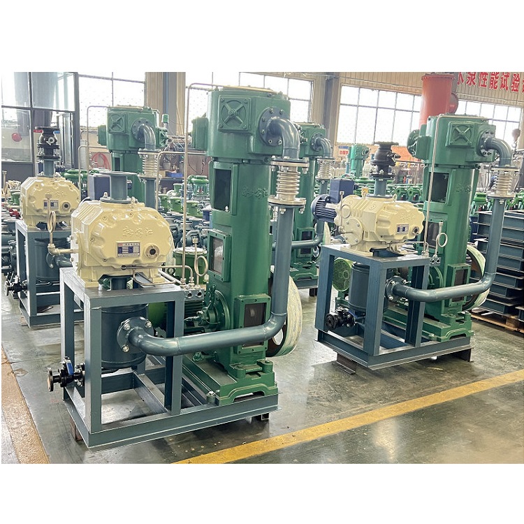 Energy saving and low noise 8.5kw front pump pumping system JZJWLW-150-70Roots oil-free vertical complete vacuum unit