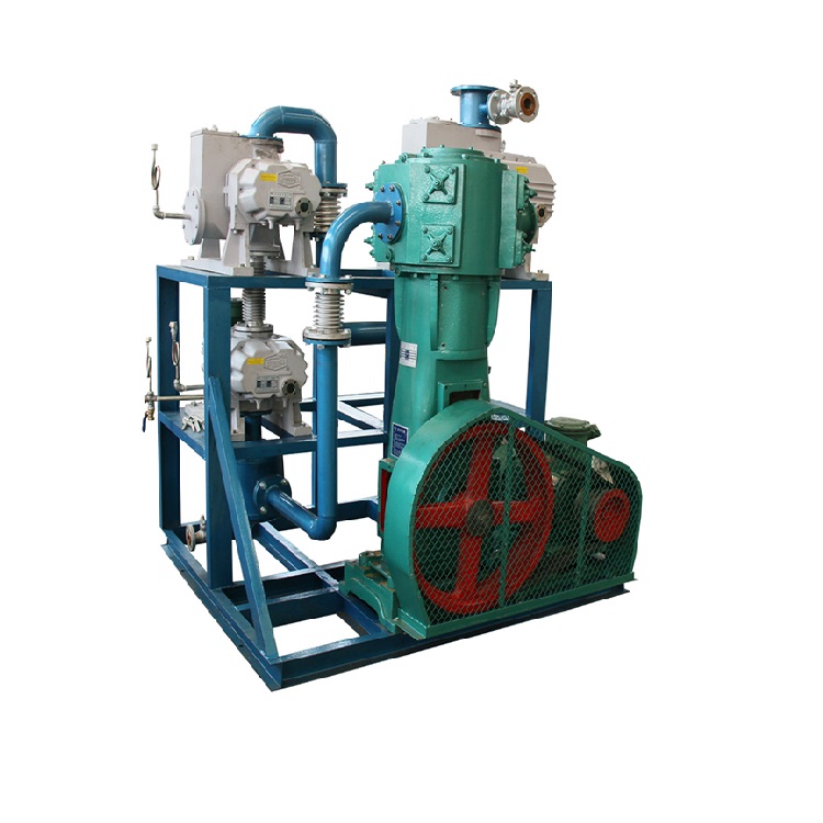 Energy saving and low noise 6.2kw front pump pumping system JZJWLW Roots oil-free vertical complete vacuum unit