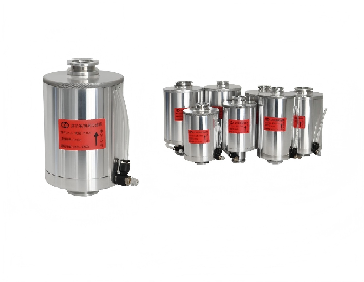 GL-25 Stainless Steel Oil Mist Filter for Rotary Vane Vacuum Pumps - Standard/Return Oil Type