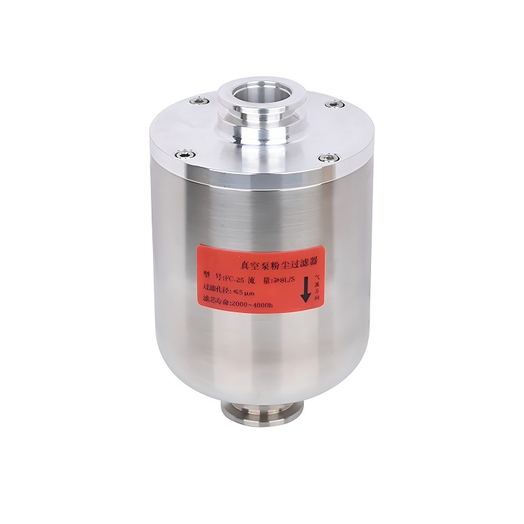 High-Performance Rotary Vane Vacuum Pump Straight-Through Dust Filter Inlet FC-25/40KF, Suitable for High-Performance Applications