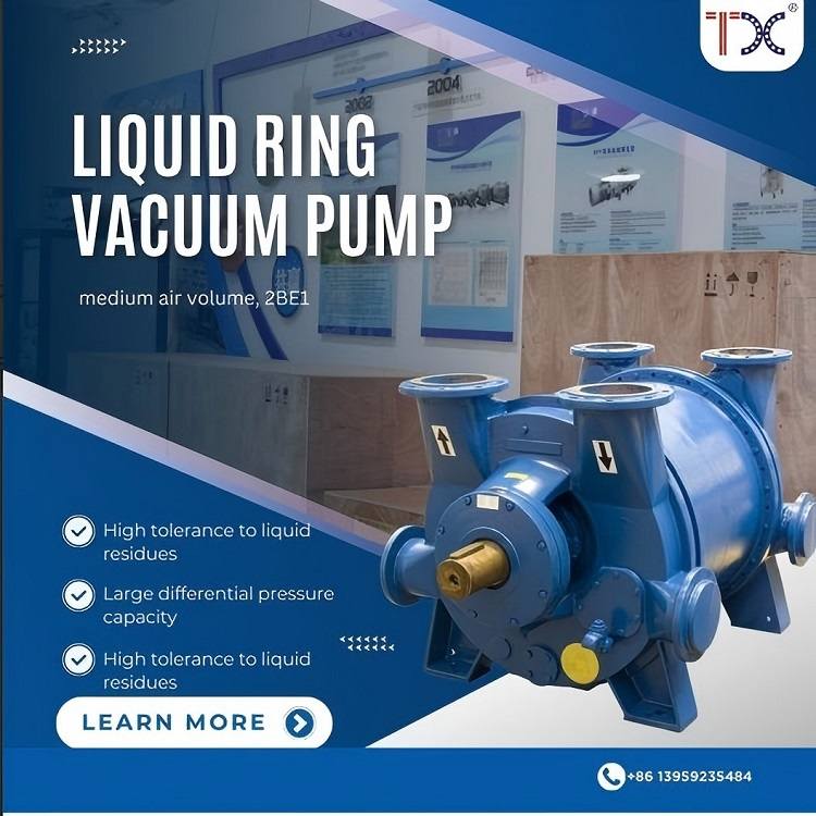 Two-stage cone vacuum pump case