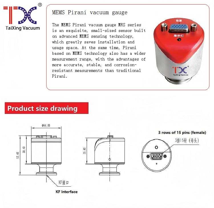 MEMS Pirani Vacuum Gauge