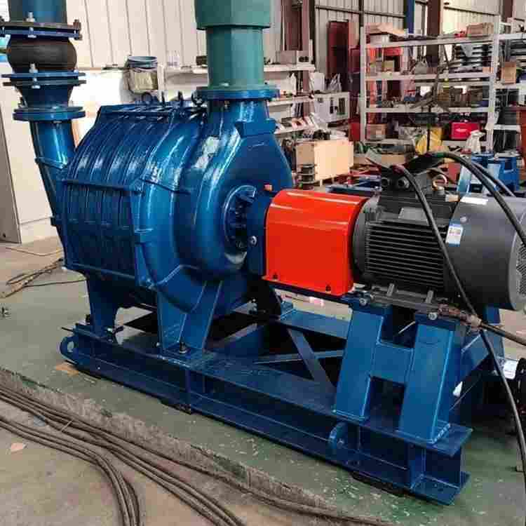 multistage centrifugal blower,high pressure centrifugal blower,high pressure blower,industrial centrifugal fan,380V centrifugal blower,cast iron blower,centrifugal air blower,low noise blower,Taixing blower,20 blade impeller blower,45 degree impeller,indu