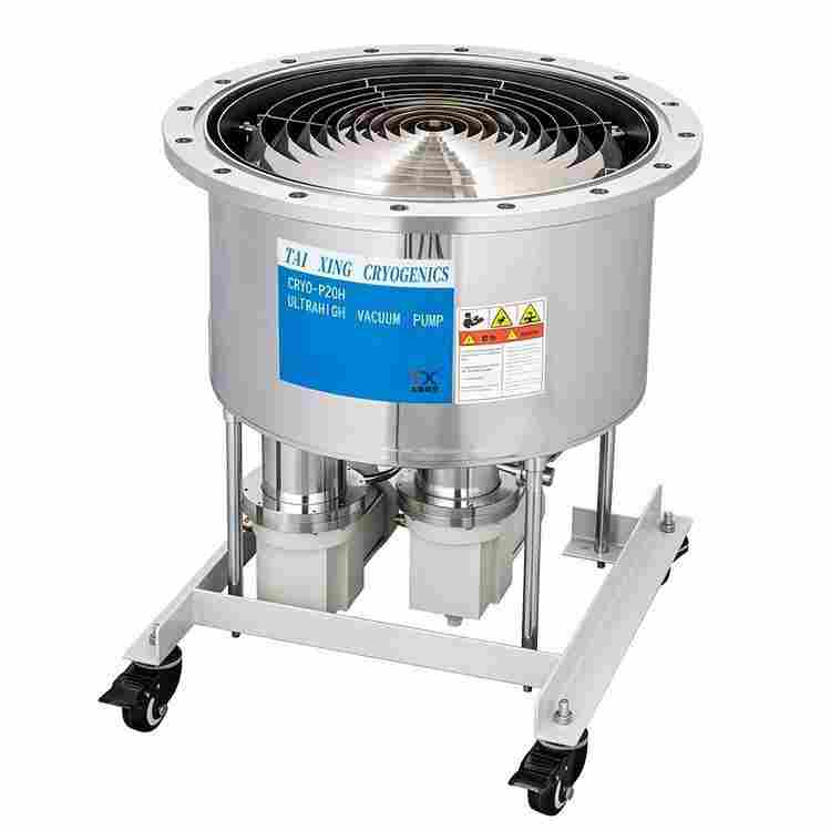 cryogenic pump, high vacuum pump, oil-free vacuum pump, semiconductor vacuum equipment, vacuum coating pump, cryopump, ultra-high vacuum system, space simulation vacuum, CRYO-P series, industrial vacuum solutions