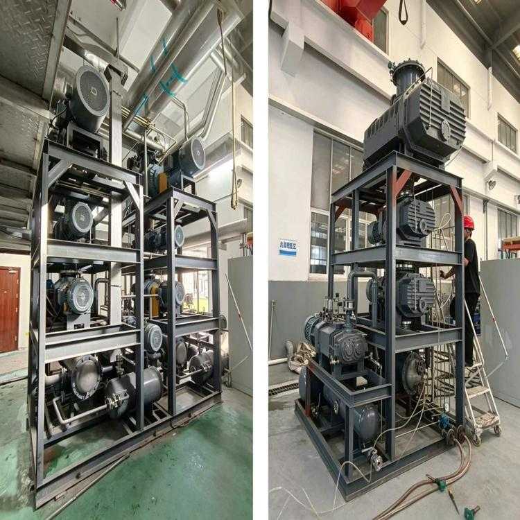 Taixing Dry Screw and Three Lobe Roots Vacuum Unit for Chemical and Pharmaceutical Industries