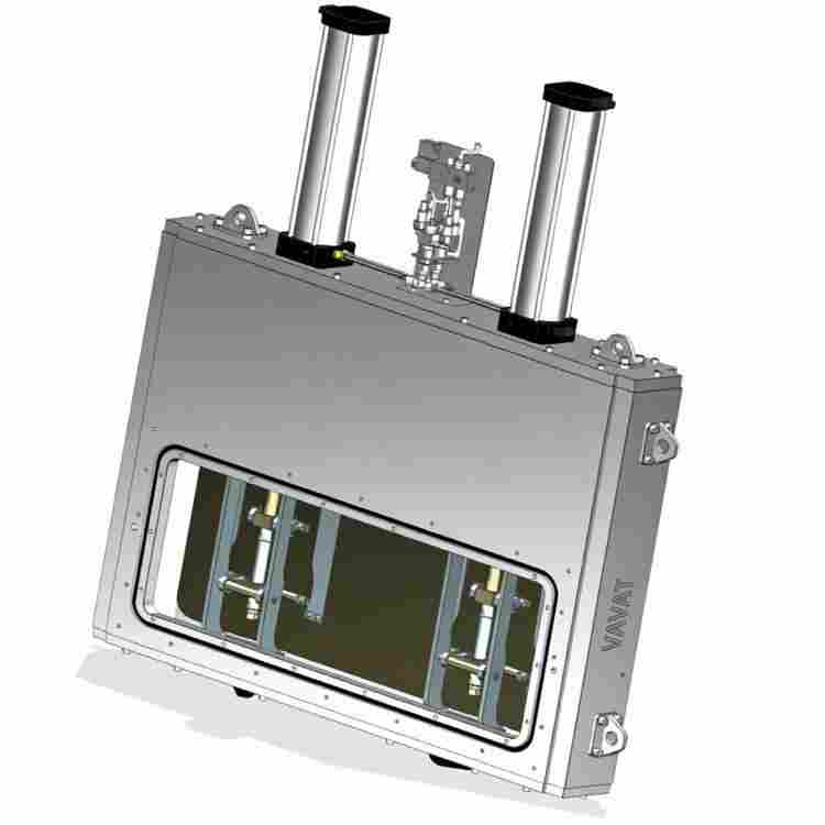 semiconductor transfer valve, wafer transfer valve, ultra high vacuum valve, vacuum isolation valve, low particle valve, photovoltaic vacuum equipment, pneumatic transfer valve, hinge type vacuum valve, semiconductor manufacturing components, custom vacuu