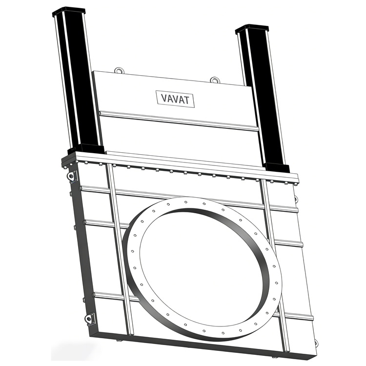 large diameter vacuum gate valve